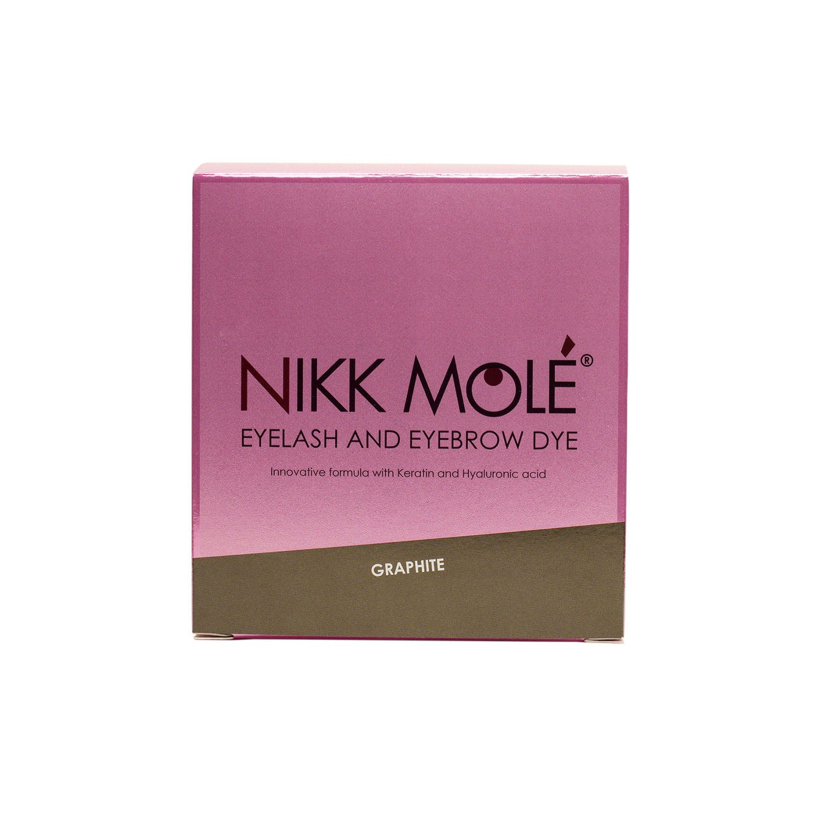 Фарба для брів та вій Nikk Mole Графіт, окислювач, Graphite, саше