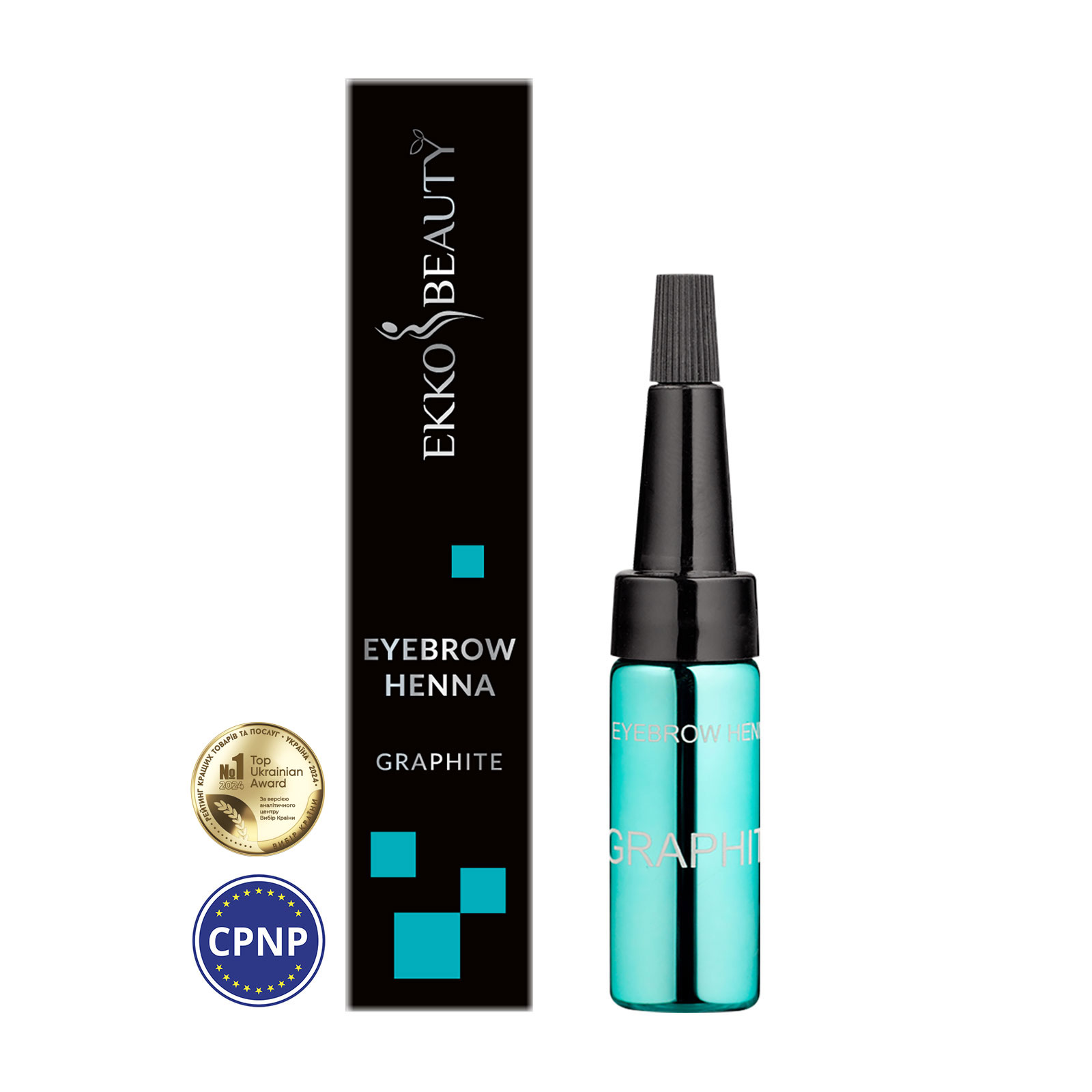 Марокканська хна для брів Графіт Ekko Beauty