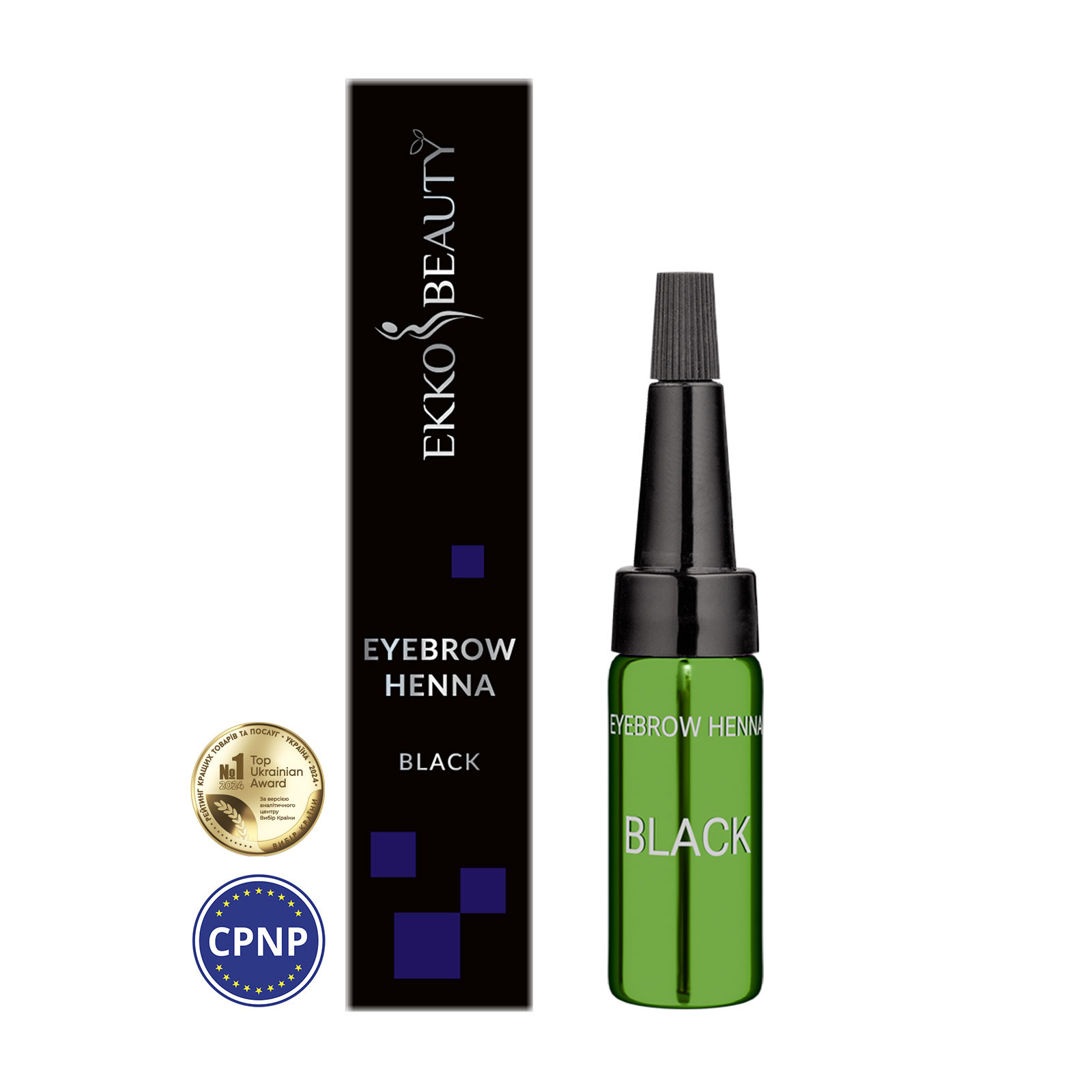 Чорна Хна для брів Ekko Beauty