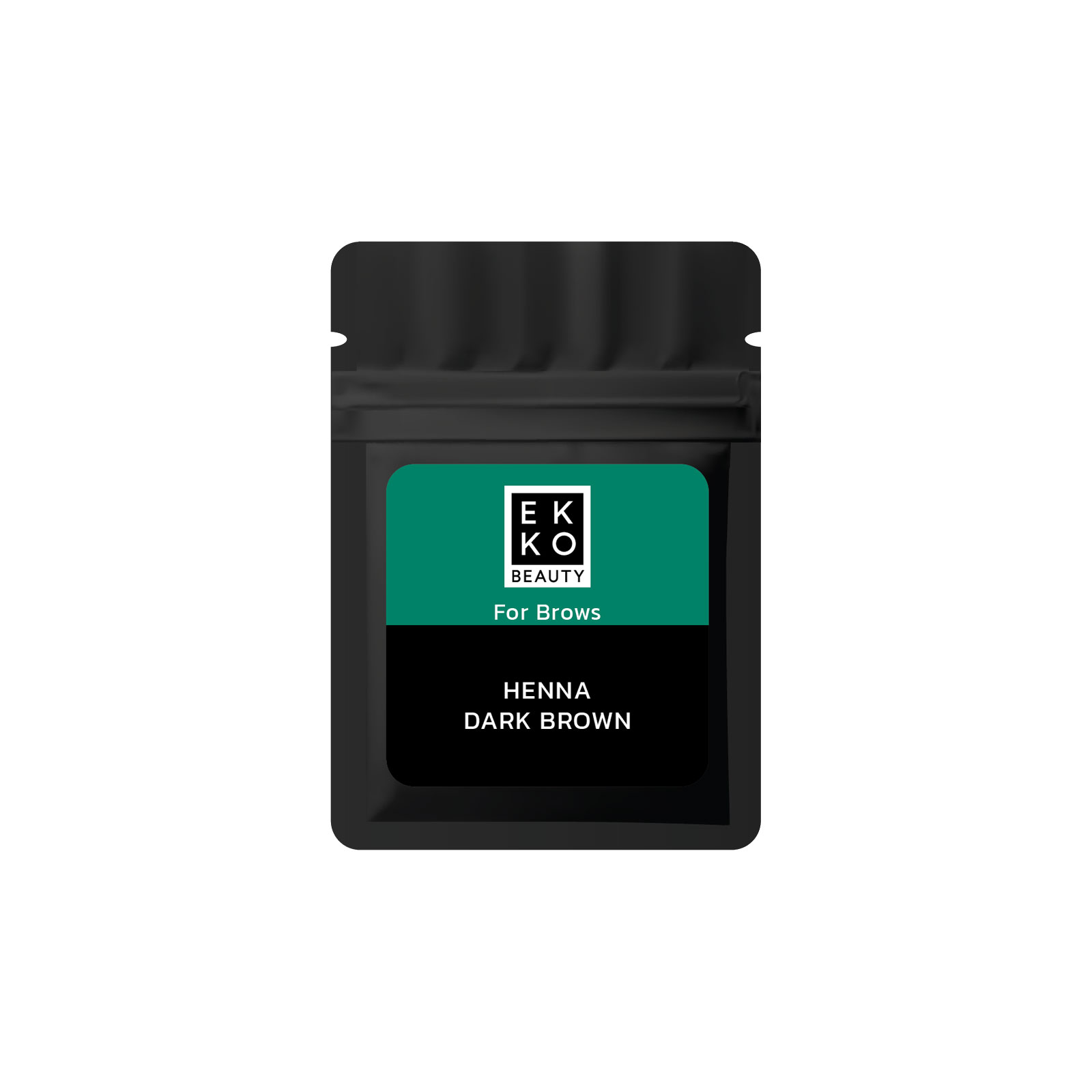 Хна для брів у саше Ekko Beauty Dark Brown 7 г